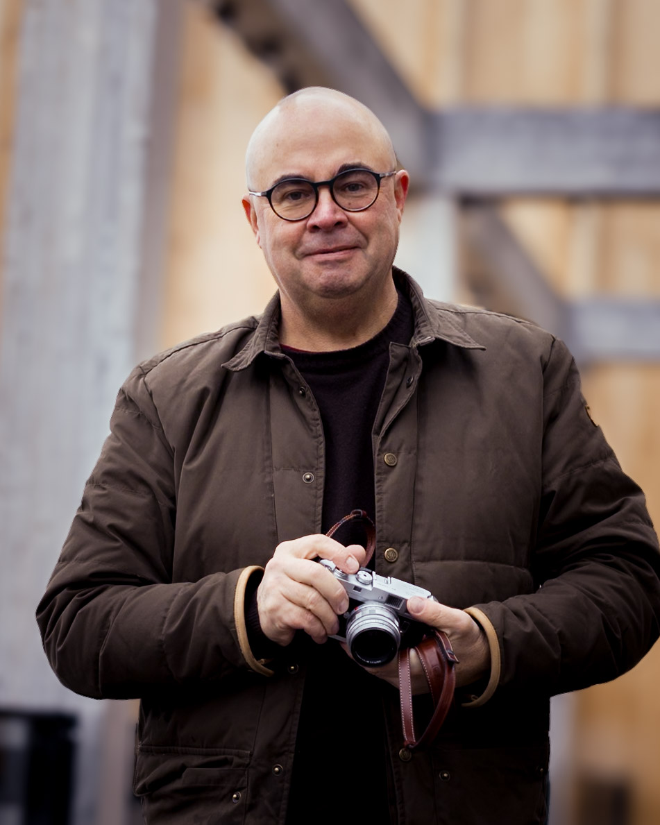 Peter Lundberg med kamera